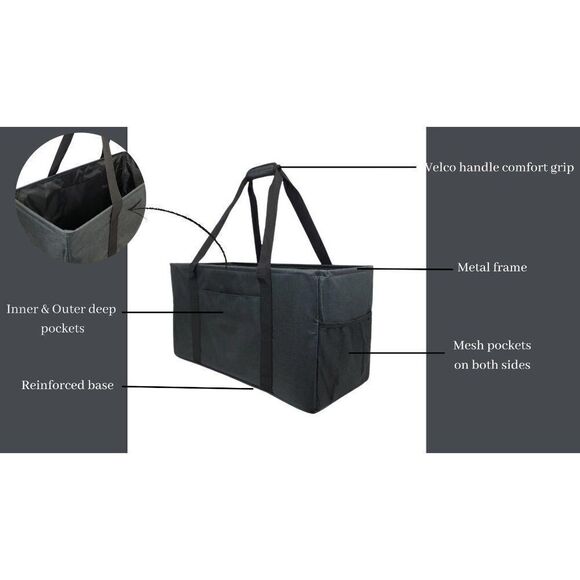 Multipurpose Utility Tote - Frost Iron Black - Picture 7 of 15